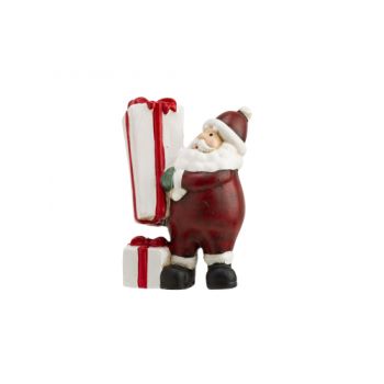 Cosy @ Home Weihnachtsmann Gifts Burgundy 10x6xh15cm