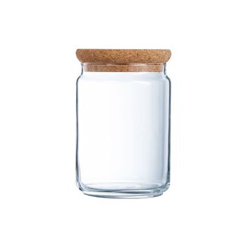 Pure Jar Storage Pot 1l Lid Corkdurable
