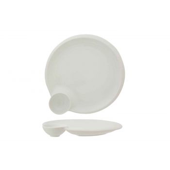 Cosy & Trendy Rivoli Plate With Dip Compartment D25-