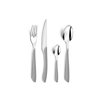 Amefa Retail Eclat Geo Cutlery Grey White 24 Pcs