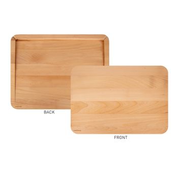 Onesta Meat Board 34x44xh2cm Rectangbeech Double Sided Use