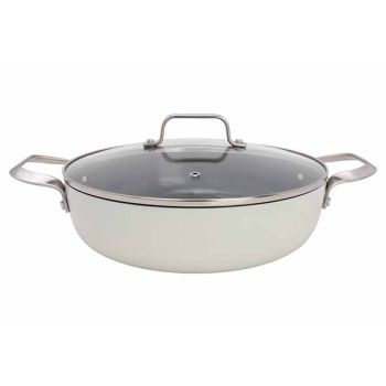 Cerapro Skillet Clay D28cm Nswith Lid