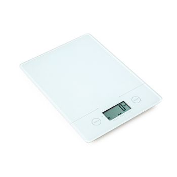 Electronic Kitchen Scale White 5kg-1g1x3v Lithium Battery Included