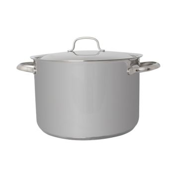 Daily Cooking Pot  With Lid D24xh16cm Stainless Steel