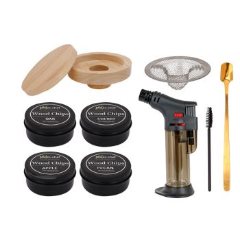 Smoker Set With Torch And Wooden Chips