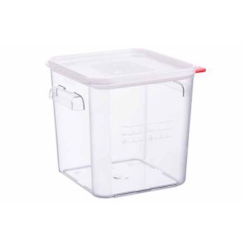 Airtight Container 8l Pc With Lidtransparent 23,5x23,5xh23cm