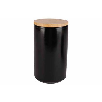 Black&wood Storage Pot D10xh17,3cm