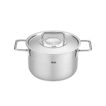 Pure Collection Cooking Pot D20cm 3,6lrvs Lid - All Fires