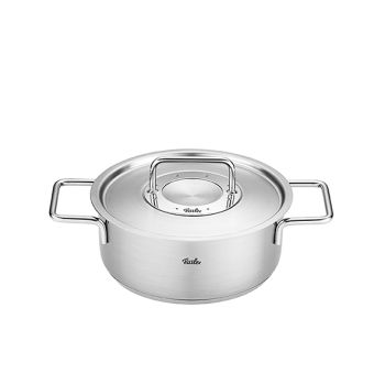 Pure Collection Cooking Pot D20cm 2,4lrvs Lid - All Fires