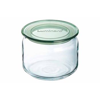 Pure Jar Storage Pot 50cl Green Lidd10,5xh8,4cm