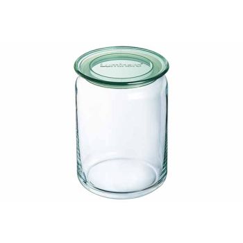 Pure Jar Storage Pot 1l Green Lidd10,5xh17,6cm