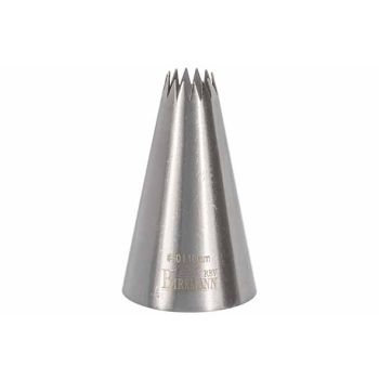 Nozzle French Star Nr60 D1cm Stainlesssteel