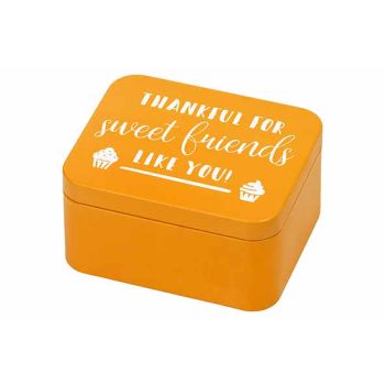 Colour Kitchen Giftbox Sweet Friends12x10xh6,2cm Orange