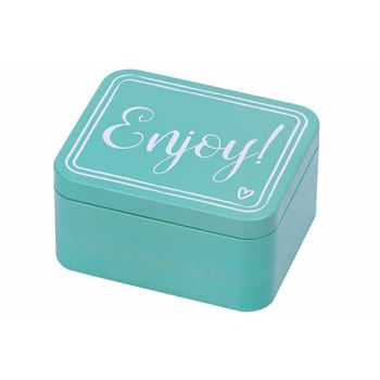 Colour Kitchen Giftbox Enjoy12x10xh6,2cm Turquoise