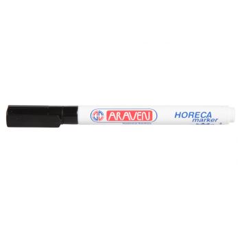 Araven Horeca Marker In Blister Black 210x57mm