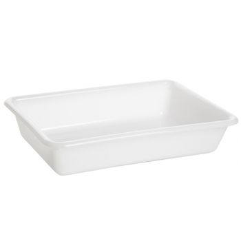 Araven Food Bowl White 3l 345x235xh75mm