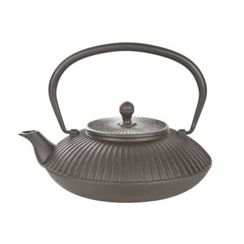 Cosy & Trendy Teapot Cast Iron 1,15l Stria Black