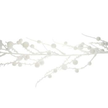 Cosy @ Home Garland Branches + Snowballs White 190cm