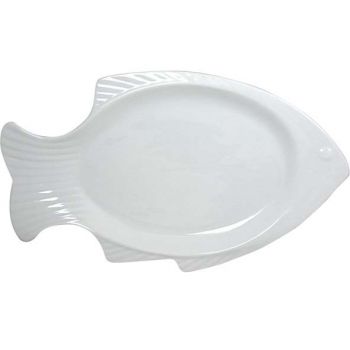 Cosy & Trendy Pesci Plate White 40x24cm Fish Shape