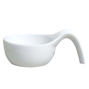 Cosy & Trendy Dish White 23,5x15xh9,5cm Spoon Shape