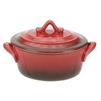 Cosy & Trendy Red Casserole With Lid 0,5l D12,5xh7cm