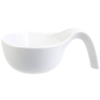 Cosy & Trendy Dish White D10-18xh5cm Spoon Shape