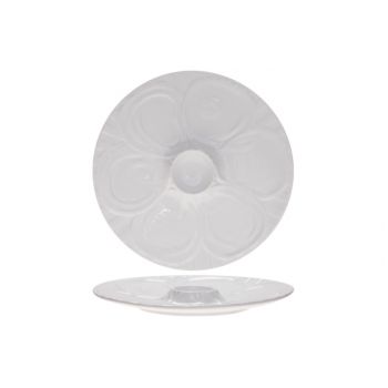 Cosy & Trendy Oyster Plate White D28,5xh2,5cm