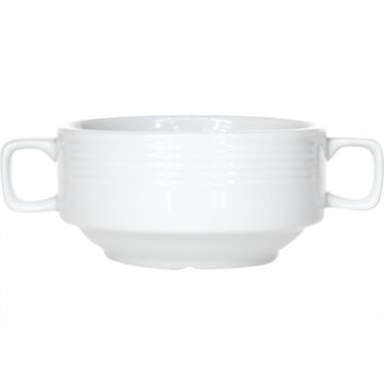 Cosy & Trendy Linea White Soup Mug 30cl D12xh6cm