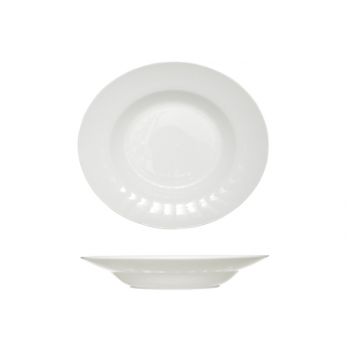 Cosy & Trendy Pastaplate White 27,5x31xh6,5cm Oval