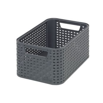 Curver Natural Style Basket Small Anthracite 28