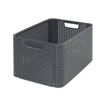 Curver Natural Style Basket Large Anthracite 43