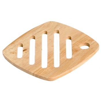 Cosy & Trendy Trivet Square 18cm Wood With Hanging