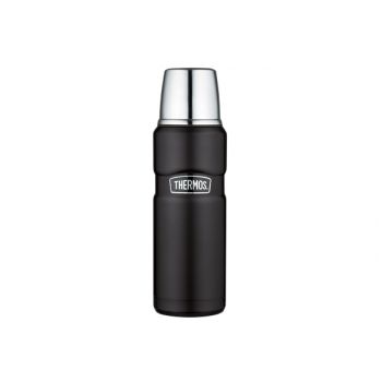 Thermos King Insulated Bottle 470ml Black Mat