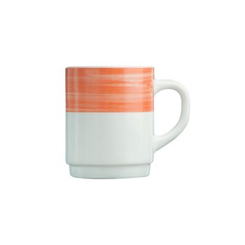 Arcoroc Brush Mug Orange 25cl