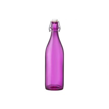Bormioli Giara Bottle With Capsule Fuchsia Spray