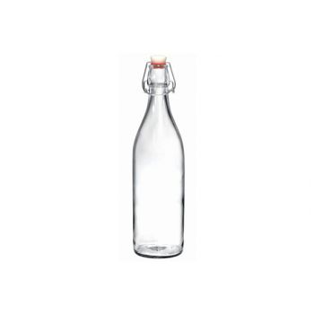 Bormioli Giara Bottle With Capsule Transp. 1l Bl
