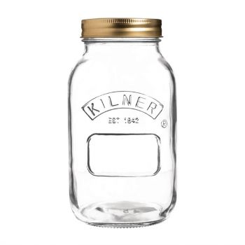 Kilner glass preserve jar 1L