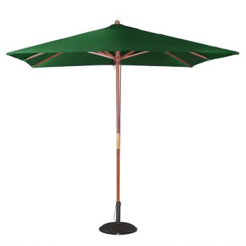Bolero vierkante groene parasol 2.5 meter