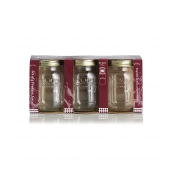 Kilner 0025-394 set of three preserve jars 1l