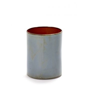 Anita Le Grelle B5117312 Terres De Rêves Vase cylinder medium Smokey Blue