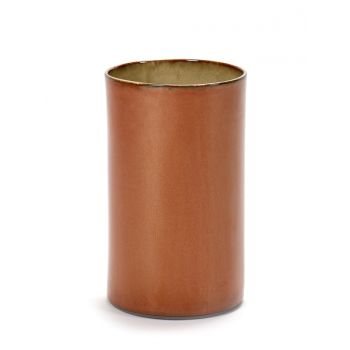 Anita Le Grelle B5117313 Terres De Rêves Vase cylinder high Rust