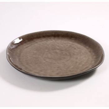 Pascale Naessens Pure round plate brown 34 cm
