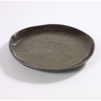 Pascale Naessens Pure round plate grey 28cm