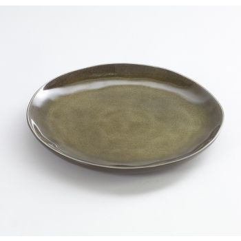 Pascale Naessens Pure round plate green small