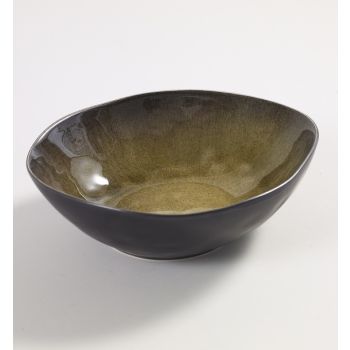 Pascale Naessens Pure oval bowl green large