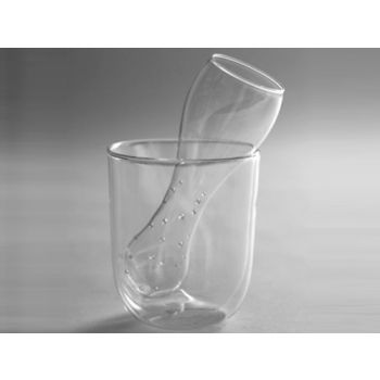 Serax B0813582 double walled teaglass and tea container