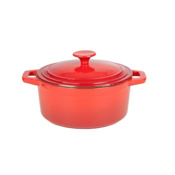 Bergerac red casserole cast iron d22cm
