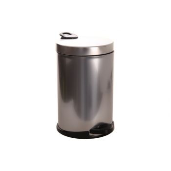 Pedal bucket 140157SB silver-black 14l