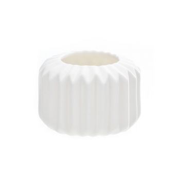 Tealighth. white porcelain d8xh5,5cm