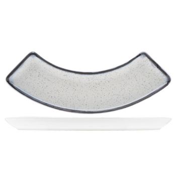 Andromeda rec. plate curved 19x10cm